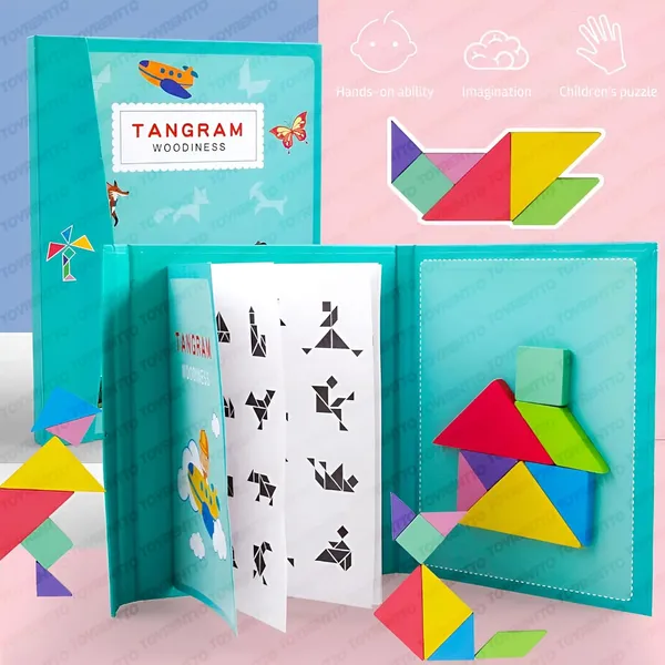 Green_Tangram_Magnetic_Puzzle_Book_For_Kids_-_Wooden_Travel_Brain_Teaser_Toy_With_Shapes,_Patterns_&_Cards_-_Montessori_Educational_Game_For_Ages_3+