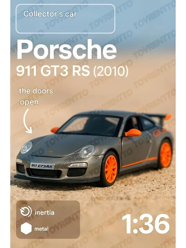 Grey_1:36_Porschee_Gt3_Rs_2010_Alloy_Sports_Car_Model_-_Diecast_Metal_Pull_Back_Toy_With_Openable_Doors,_Inertia_Action,_Collectible_Car_For_Kids_&_Adults-Grey