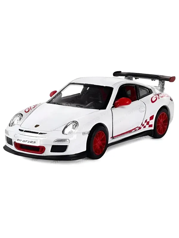 White_1:36_Porschee_Gt3_Rs_2010_Alloy_Sports_Car_Model_-_Diecast_Metal_Pull_Back_Toy_With_Openable_Doors,_Inertia_Action,_Collectible_Car_For_Kids_&_Adults-White