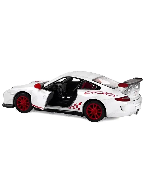 White_1:36_Porschee_Gt3_Rs_2010_Alloy_Sports_Car_Model_-_Diecast_Metal_Pull_Back_Toy_With_Openable_Doors,_Inertia_Action,_Collectible_Car_For_Kids_&_Adults-White