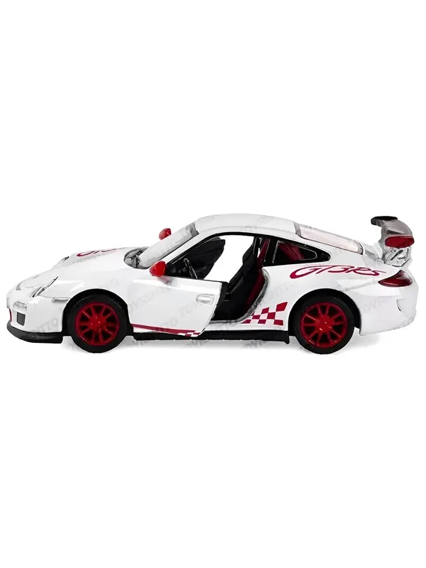 White_1:36_Porschee_Gt3_Rs_2010_Alloy_Sports_Car_Model_-_Diecast_Metal_Pull_Back_Toy_With_Openable_Doors,_Inertia_Action,_Collectible_Car_For_Kids_&_Adults-White