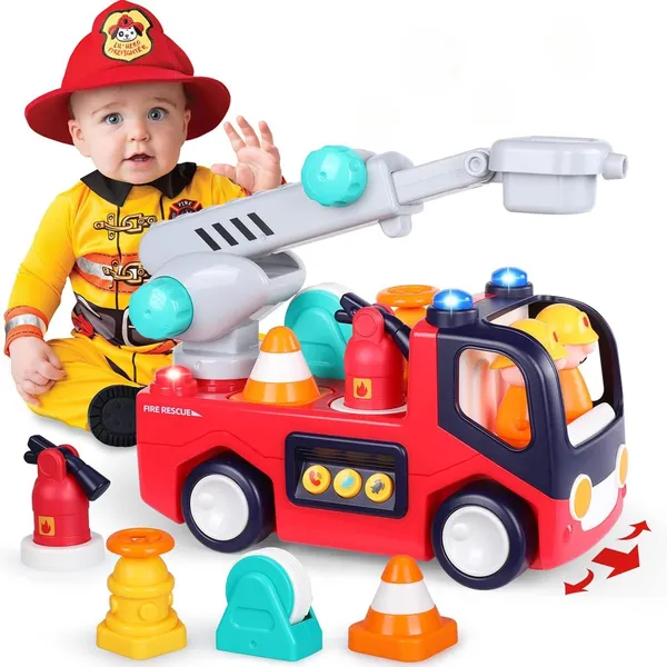 Multicolor_Educational_Fire_Truck_Toy_With_Music_&_Lights_-_Bump_And_Go_Fire_Engine_For_Toddlers_12-36Months_For_Boys_&_Girls
