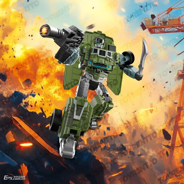 Multicolor_8_Inch_Military_Green_Transforming_Robot_Toy_2_In_1_Truck_To_Warrior_Action_Figure_|_Collectible_Kids_Gift_Ages_6+_|_Durable_Abs_Construction