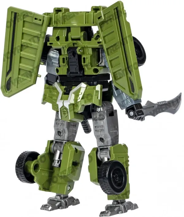 Multicolor_8_Inch_Military_Green_Transforming_Robot_Toy_2_In_1_Truck_To_Warrior_Action_Figure_|_Collectible_Kids_Gift_Ages_6+_|_Durable_Abs_Construction
