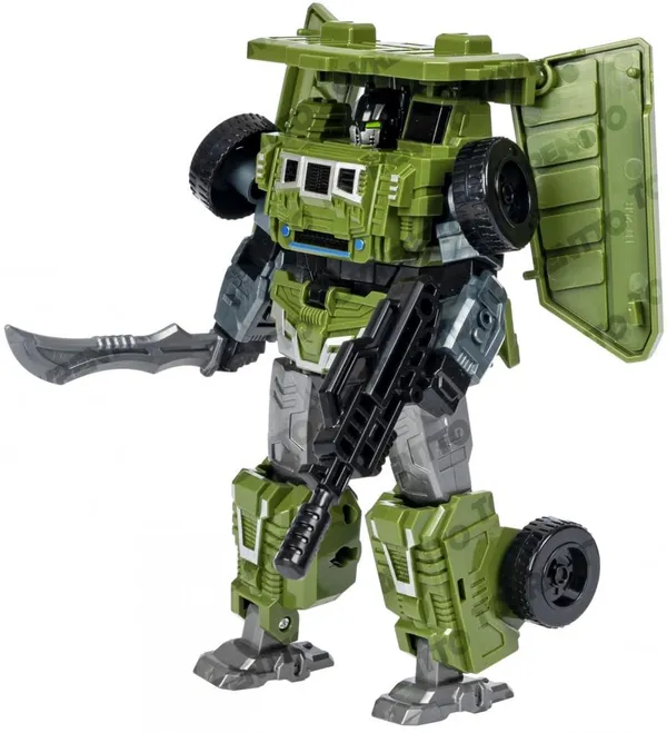 Multicolor_8_Inch_Military_Green_Transforming_Robot_Toy_2_In_1_Truck_To_Warrior_Action_Figure_|_Collectible_Kids_Gift_Ages_6+_|_Durable_Abs_Construction