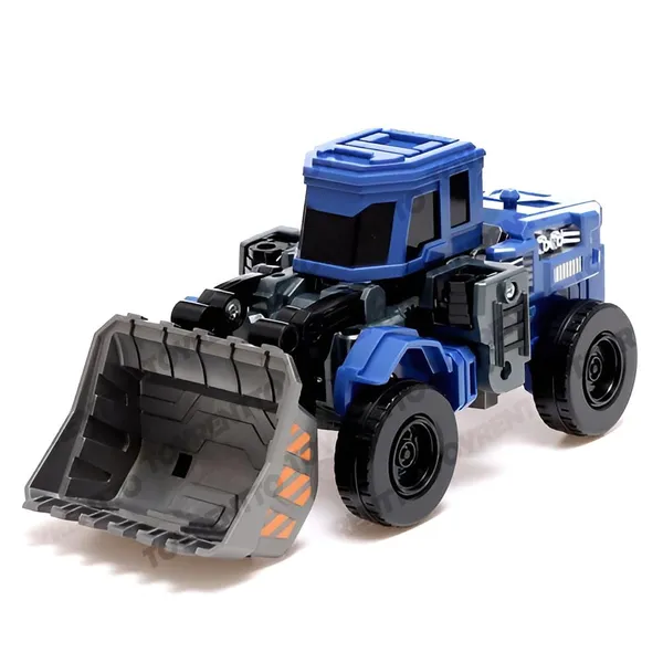 Multicolor_8_Inch_2_In_1_Transforming_Loader_Truck_Robot_Toy_Construction_Vehicle_To_Warrior_Action_Figure_|_Durable_Abs_Plastic_Collectible_Gift_For_Kids_6+