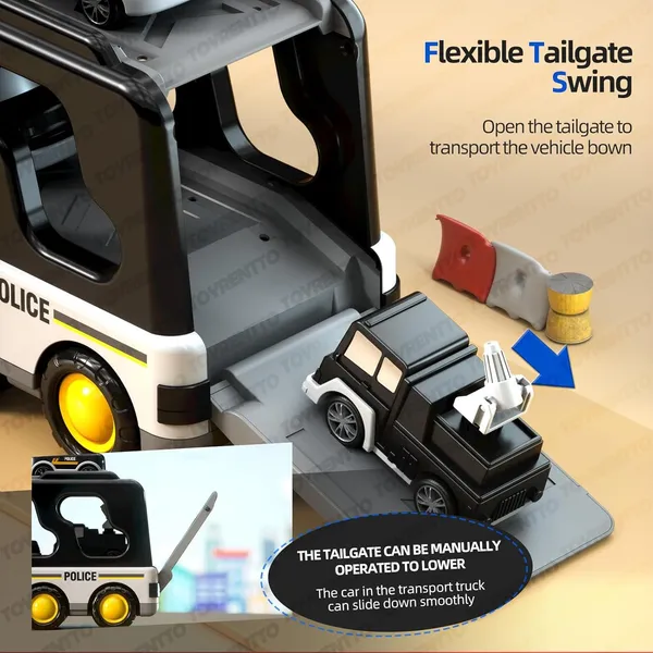5_In_1_Friction_Powered_Police_Truck_Toy_Set_With_Music_|_Montessori_Educational_Carrier_&_Four_Armored_Vehicles,_Light-Up_Sounds,_Fun_Birthday_Gift_For_Kids_3+