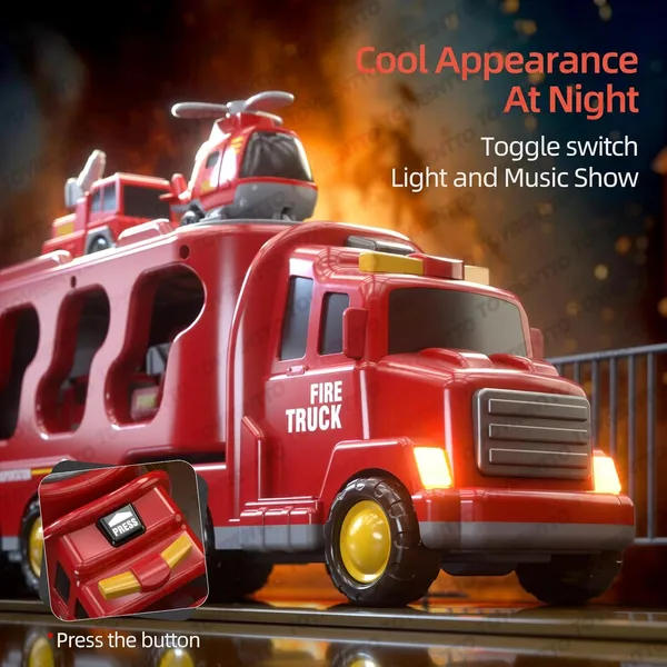 Multicolor_5_In_1_Friction_Powered_Firefighter_Truck_Toy_Set_With_Music_Montessori_Educational_Carrier_&_Four_Armored_Vehicles,_Light-Up_Sounds,_Fun_Birthday_Gift_For_Kids_3+