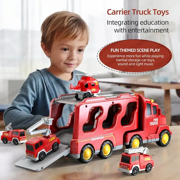 Multicolor_5_In_1_Friction_Powered_Firefighter_Truck_Toy_Set_With_Music_Montessori_Educational_Carrier_&_Four_Armored_Vehicles,_Light-Up_Sounds,_Fun_Birthday_Gift_For_Kids_3+