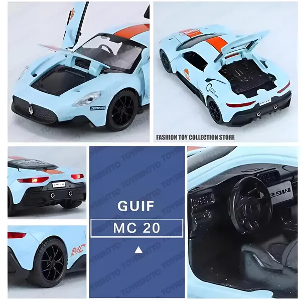 Multicolor_1:32_Scale_Maserati_Mc20_Die-Cast_Pull-Back_Toy_Car_With_Sound_&_Light,_Alloy_Body_Supercar_Replica_Stunning_Gift_For_Kids_&_Collectors