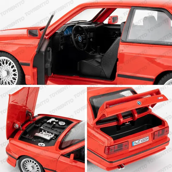 Multicolor_1:24_Bmw_M3_1988_Die-Cast_Alloy_Model_Car_-_Pull_Back_Toy_Car_With_Sound_&_Light,_Realistic_Collectible_Car_For_Kids_&_Adults_-Red