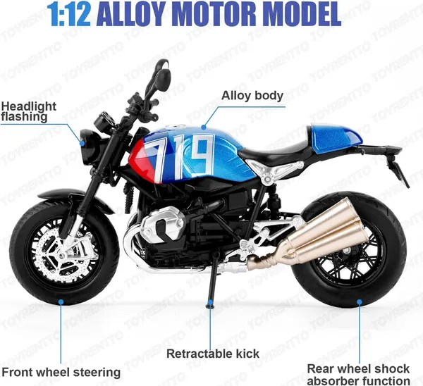 Blue_1:12_Scale_Bmw_R_Ninet_Die-Cast_Bike_Model_With_Light_&_Sound_-_Pull_Back_Toy_Motorcycle_For_Kids_&_Collectors_Blue