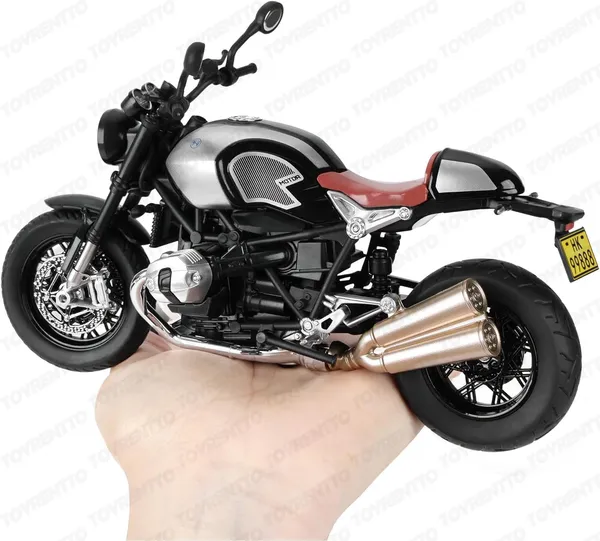 Grey_1:12_Scale_Bmw_R_Ninet_Die-Cast_Bike_Model_With_Light_&_Sound_-_Pull_Back_Toy_Motorcycle_For_Kids_&_Collectors_Grey