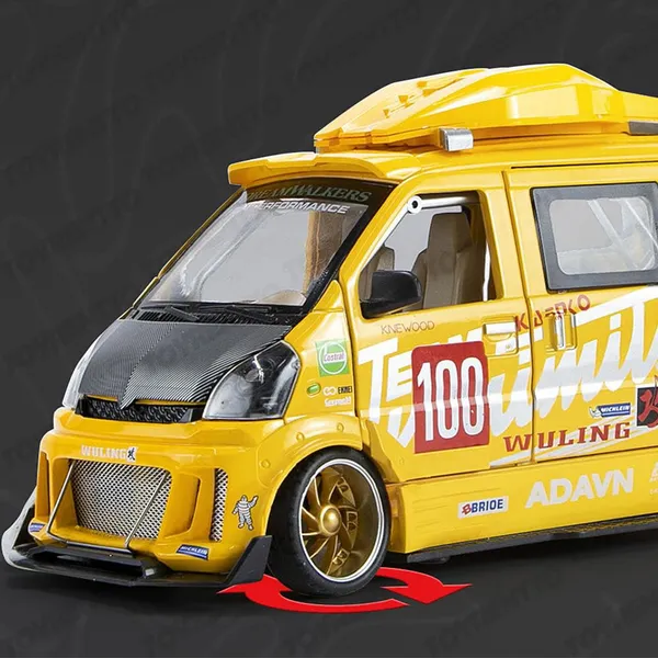 Yellow_1:24_Wuling_Hongguang_Graffiti_Racing_Van_Toy_Die-Cast_Model_Bus_With_Light,_Sound_Door_Open_&_Pull_Back_Action,Mini_Van_Toy_For_Kids_&_Collectors_Yellow