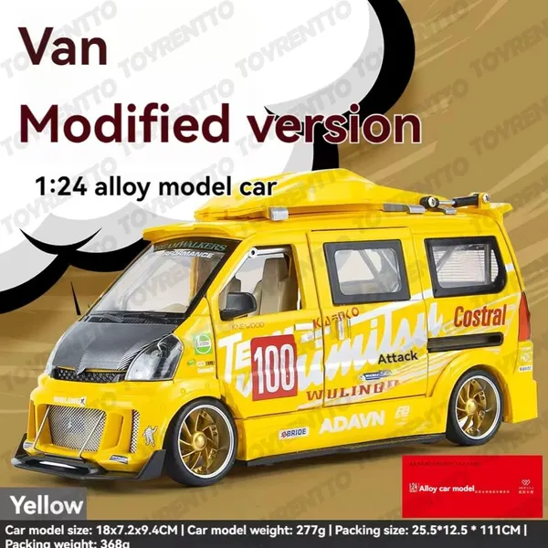 Yellow_1:24_Wuling_Hongguang_Graffiti_Racing_Van_Toy_Die-Cast_Model_Bus_With_Light,_Sound_Door_Open_&_Pull_Back_Action,Mini_Van_Toy_For_Kids_&_Collectors_Yellow