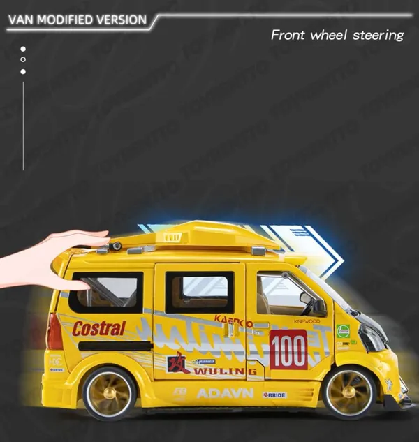 Yellow_1:24_Wuling_Hongguang_Graffiti_Racing_Van_Toy_Die-Cast_Model_Bus_With_Light,_Sound_Door_Open_&_Pull_Back_Action,Mini_Van_Toy_For_Kids_&_Collectors_Yellow