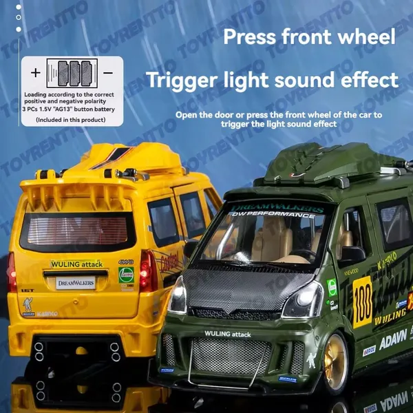 Yellow_1:24_Wuling_Hongguang_Graffiti_Racing_Van_Toy_Die-Cast_Model_Bus_With_Light,_Sound_Door_Open_&_Pull_Back_Action,Mini_Van_Toy_For_Kids_&_Collectors_Yellow