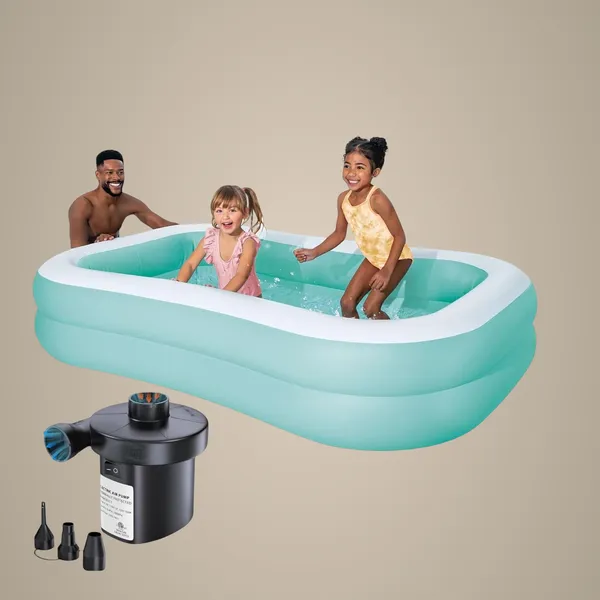 Multicolor_7.5Ft_Inflatable_Family_Swimming_Pool_With_Electric_Air_Pump_|_Large,_Durable_Blow-Up_Pool_For_Kids_&_Adults,_Easy_To_Inflate,_Leakproof_&_Perfect_For_Backyard_Summer_Fun