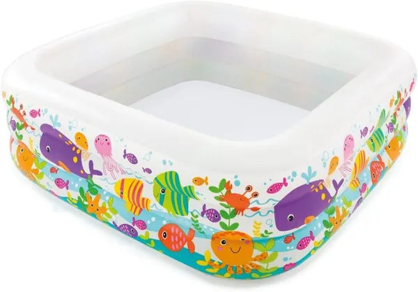 White_5.2Ft_Inflatable_Kids_Swimming_Pool_Tub_For_Kids_With_Electric_Pump_|_Spacious,_Colorful,_And_Durable_Backyard_Water_Play_Center,Toddlers_&_Young_Children
