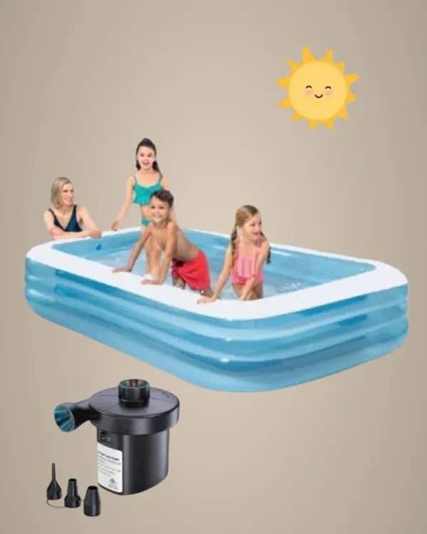 Blue_10Ft_Inflatable_Swimming_Pool_For_Kids_&_Adults_With_Electric_Pump_|_Large_Family-Sized_Backyard_Pool_For_Safe,_Refreshing,_And_Endless_Summer_Fun