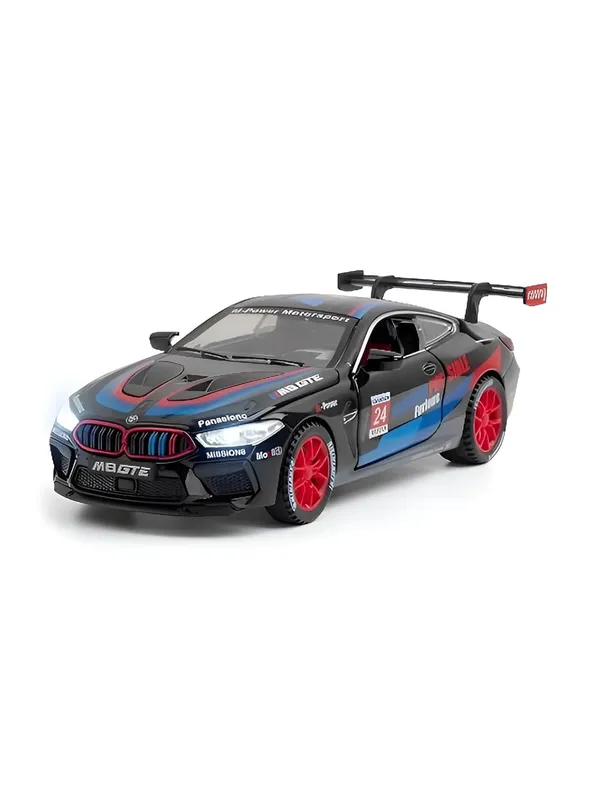 Black_1:32_Scale_Bmw_M8_Gte_Die-Cast_Racing_Car_Model_Metal_Toy_Sports_Car_With_Openable_Doors,_Lights_&_Sound,_Pull_Back_Action,_Mission_Furious_Livery_For_Kids_&_Collectors