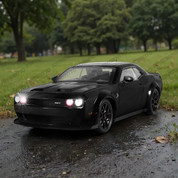 Black_1:24_Dodge_Challenger_Srt_Hellcat_Die-Cast_Car_Toy_Pull_Back_Muscle_Car_With_Led_Lights,_Realistic_Engine_Sound,_Horn_In_Steering,Metal_Model_Vehicle_For_Boys,_Kids_&_Collectors