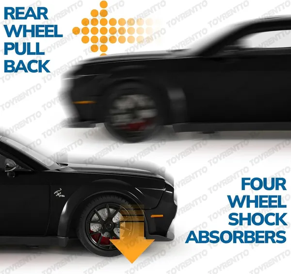 Black_1:24_Dodge_Challenger_Srt_Hellcat_Die-Cast_Car_Toy_Pull_Back_Muscle_Car_With_Led_Lights,_Realistic_Engine_Sound,_Horn_In_Steering,Metal_Model_Vehicle_For_Boys,_Kids_&_Collectors