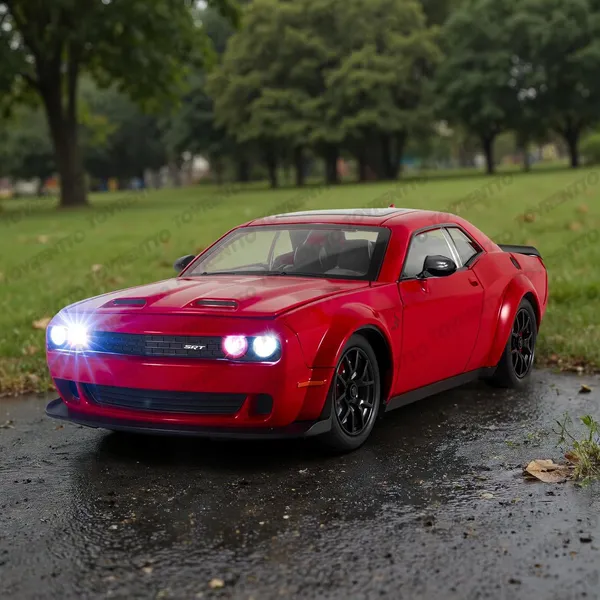 Red_1:24_Dodge_Challenger_Srt_Hellcat_Die-Cast_Car_Toy_Pull_Back_Muscle_Car_With_Led_Lights,_Realistic_Engine_Sound,_Horn_In_Steering,Metal_Model_Vehicle_For_Boys,_Kids_&_Collectors
