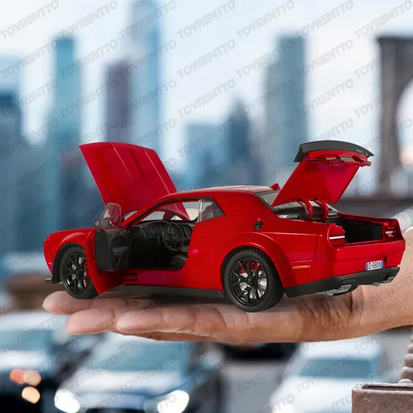 Red_1:24_Dodge_Challenger_Srt_Hellcat_Die-Cast_Car_Toy_Pull_Back_Muscle_Car_With_Led_Lights,_Realistic_Engine_Sound,_Horn_In_Steering,Metal_Model_Vehicle_For_Boys,_Kids_&_Collectors