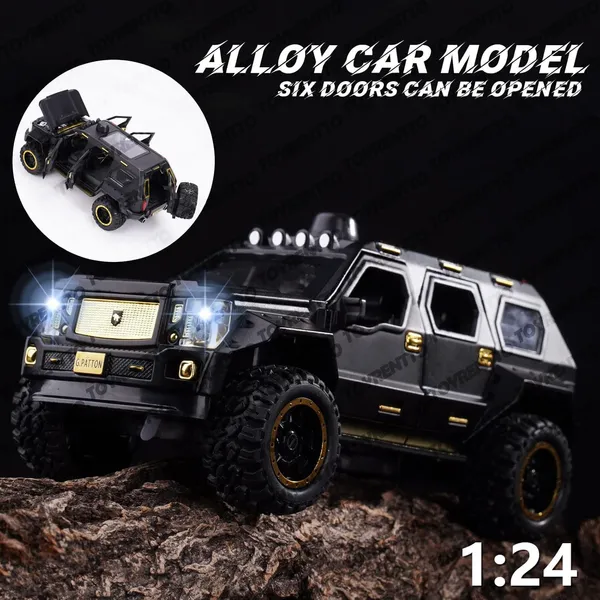Black_1:24_Scale_G.Patton_Die-Cast_Off-Road_Suv_Model_Car_Luxury_Black_&_Gold_Metal_Body_Toy_Truck_With_Open_Doors,_Pull_Back_Action,_Sound_&_Light,_Collectible_For_Kids_&_Adults