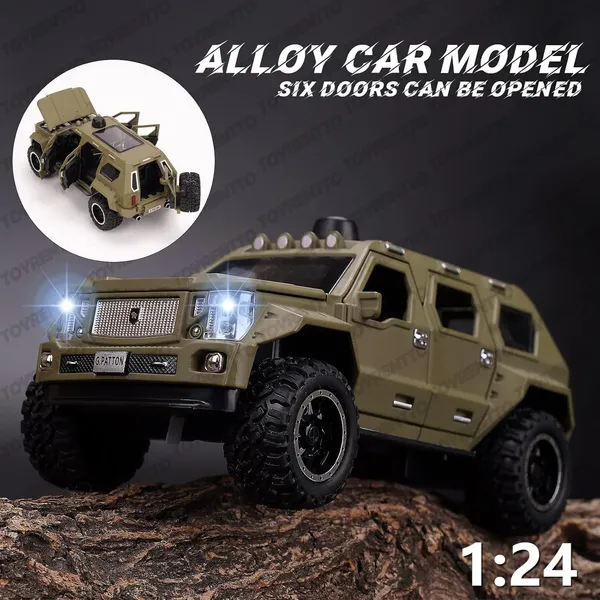 Green_1:24_Scale_G.Patton_Die-Cast_Off-Road_Suv_Model_Car_Army_Green_Metal_Body_Toy_Truck_With_Open_Doors,_Pull_Back_Action,_Sound_&_Light,_Military_Style_Collectible_For_Kids_&_Adults