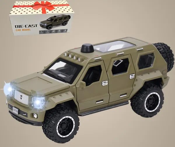 Green_1:24_Scale_G.Patton_Die-Cast_Off-Road_Suv_Model_Car_Army_Green_Metal_Body_Toy_Truck_With_Open_Doors,_Pull_Back_Action,_Sound_&_Light,_Military_Style_Collectible_For_Kids_&_Adults