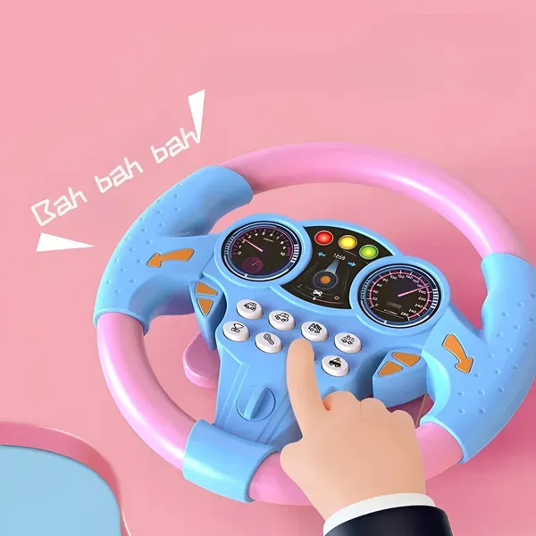 Pink_Interactive_Kids_Steering_Wheel_Toy_Realistic_Driving_Simulator_With_Lights,_Sounds_&_Music_Fun_&_Educational_Car_Playset_For_Toddlers_&_Children___Yellow