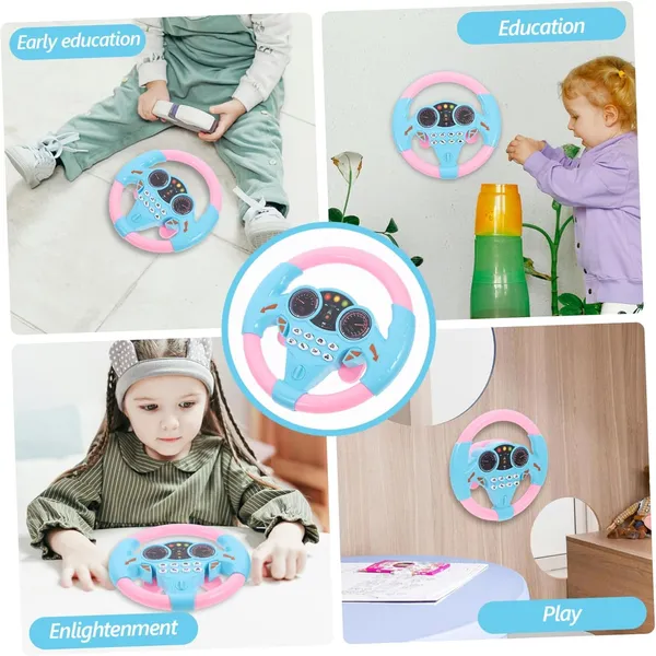 Pink_Interactive_Kids_Steering_Wheel_Toy_Realistic_Driving_Simulator_With_Lights,_Sounds_&_Music_Fun_&_Educational_Car_Playset_For_Toddlers_&_Children___Yellow