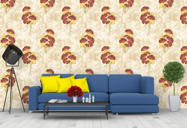 Ruby_Ginkgo_Leaf_Pattern_Wallpapers_For_Decoration_(0.53_mtr-10_mtr)