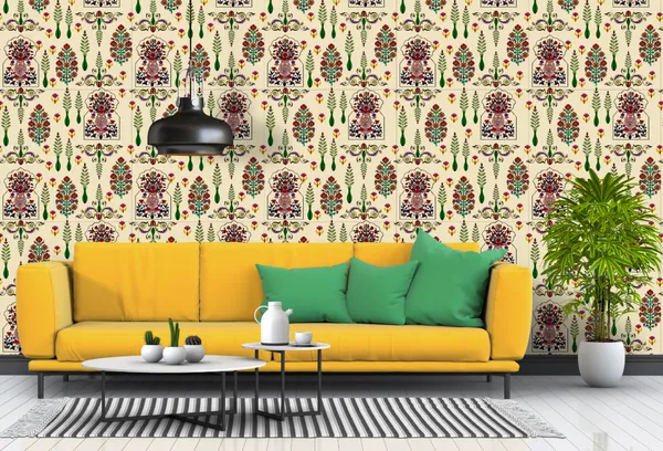 Indian_Pichwai-Style_Floral_Fabric_Wallpapers_For_Decoration_(0.53_mtr-10_mtr)