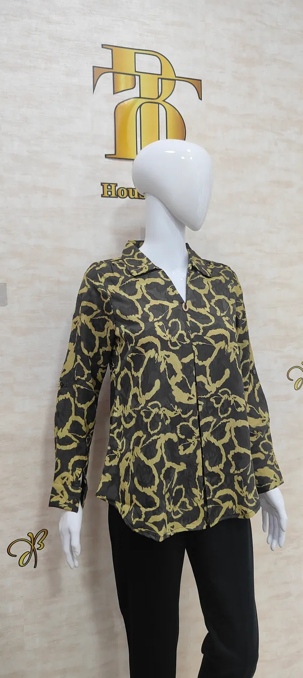 Green_Blended_Rayon_Dense_Floral_Print_Tunic_For_Women_&_Girls