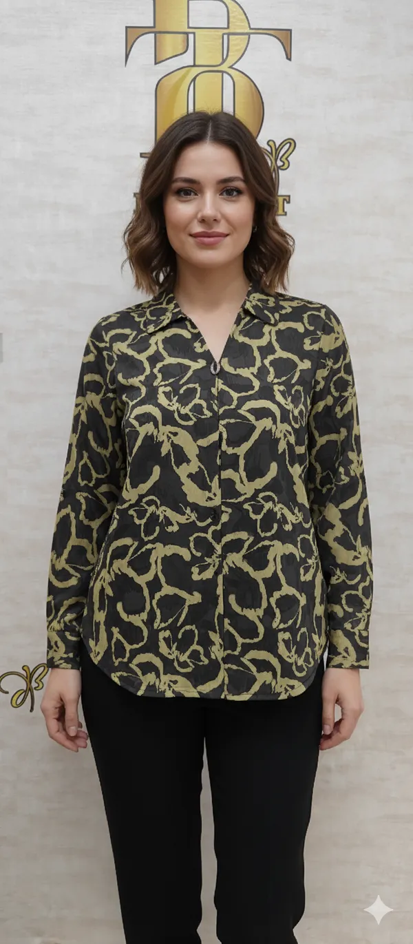 Green_Blended_Rayon_Dense_Floral_Print_Tunic_For_Women_&_Girls