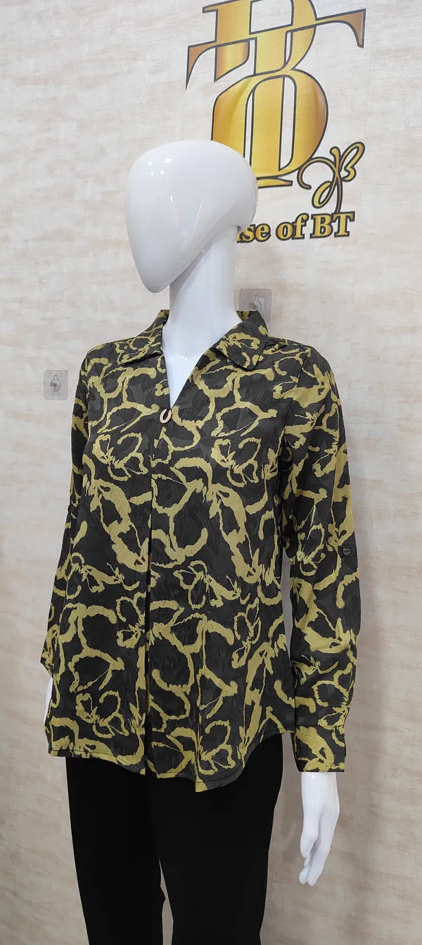 Green_Blended_Rayon_Dense_Floral_Print_Tunic_For_Women_&_Girls