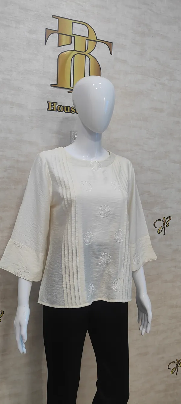 White_Poly_Emboridered_Semi_Sheer_Tunic_For_Women_&_Girls