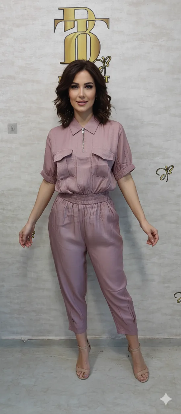 Pink_Rayon,_Polyster_Blend_Cropped_Zipup_Top_For_Women_&_Girls