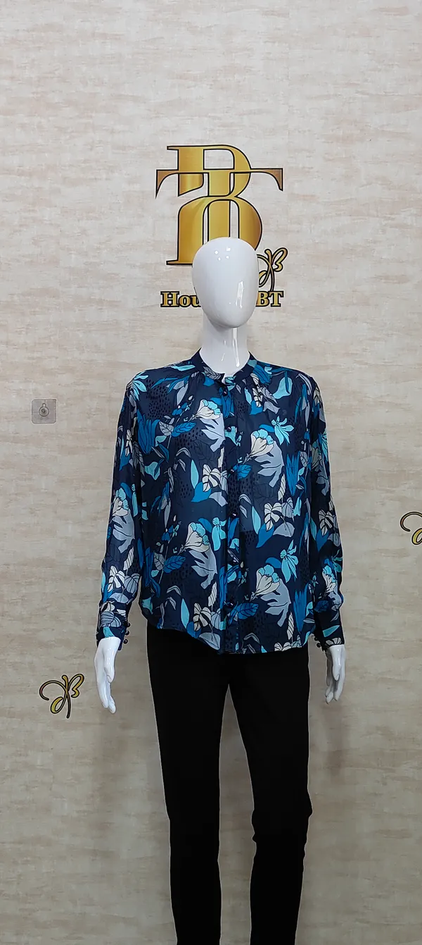 Ocean_Poly_Chinnon_Pearl_Buttoned_Shirt_For_Women_&_Girls