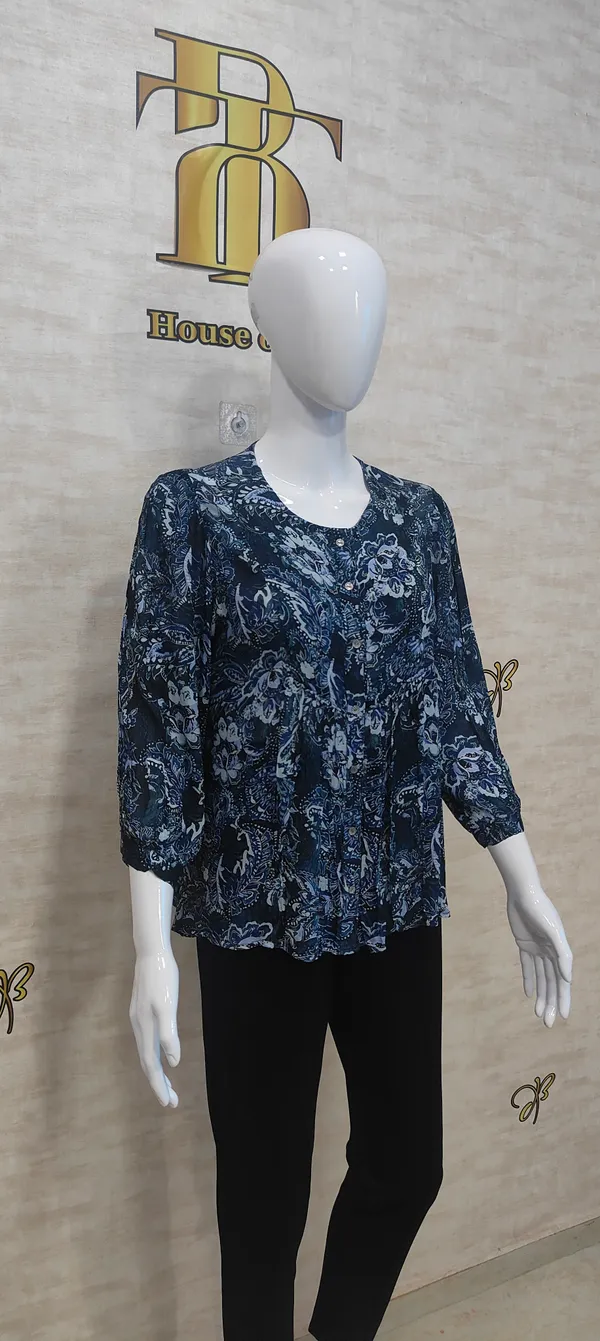 Blue_Poly_Pure_Chinon_Printed_Top_For_Women_&_Girls
