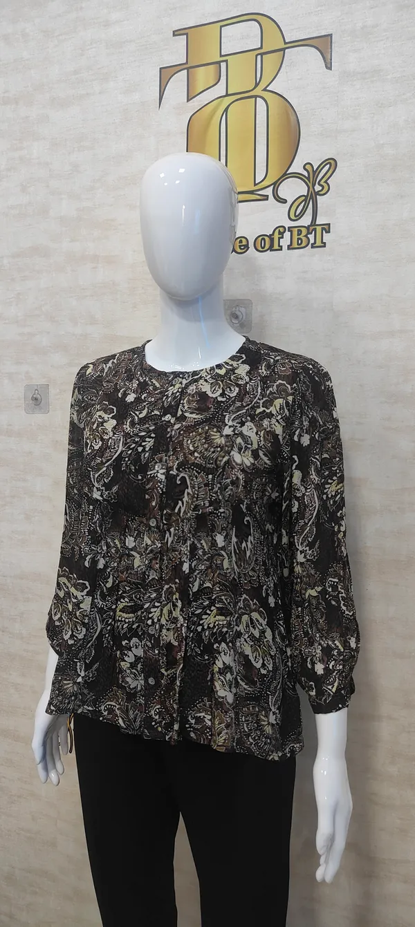 Brown_Poly_Pure_Chinon_Printed_Top_For_Women_&_Girls