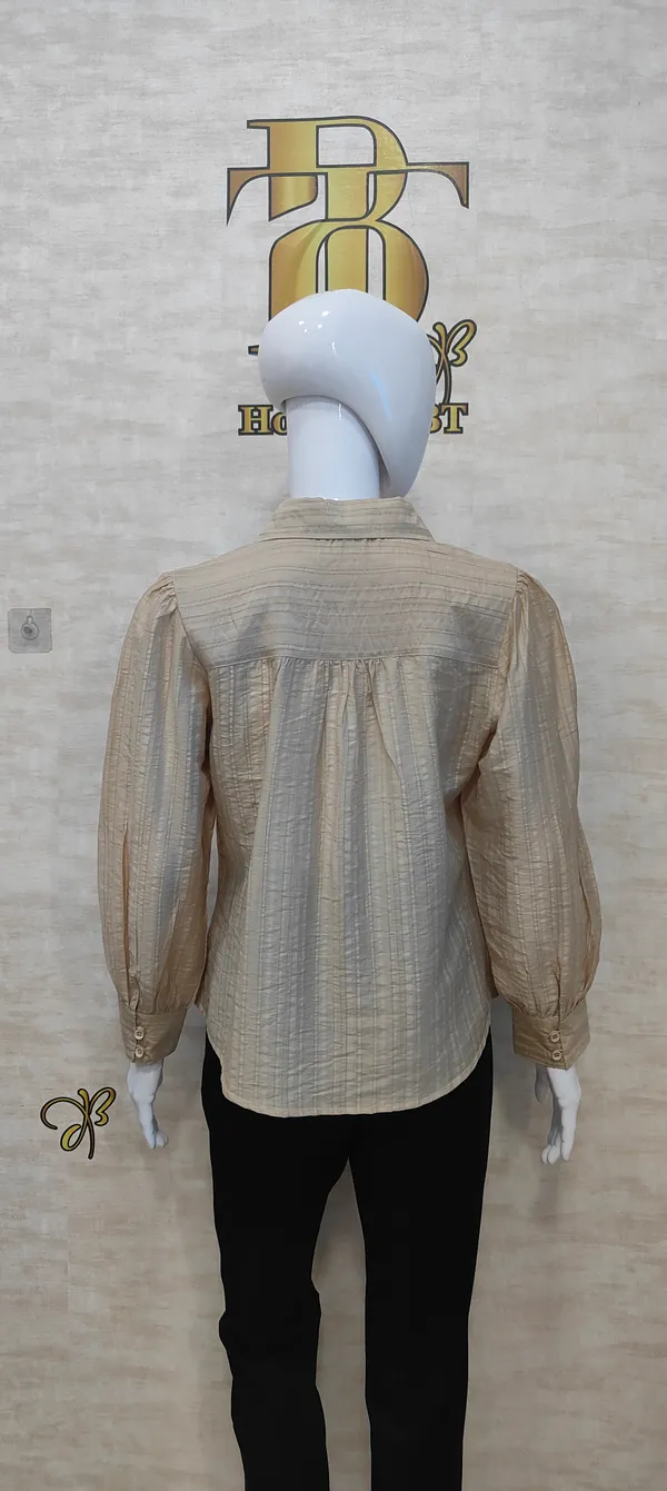 Fawn_Poly_Hemium_Stripe_Top_For_Women_&_Girls