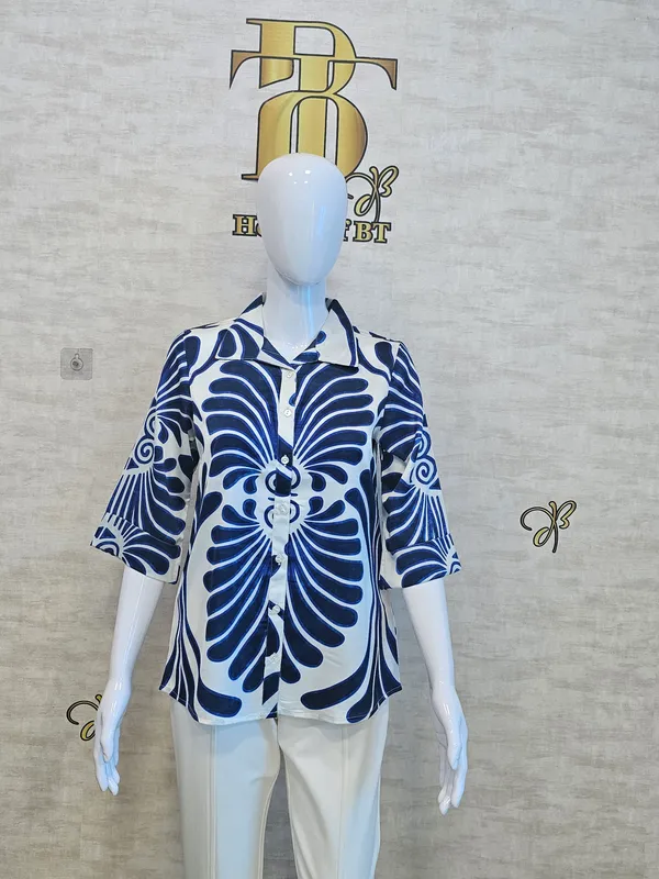 Blue_Satin_Segment_Print_Satin_Shirt_For_Women_&_Girls