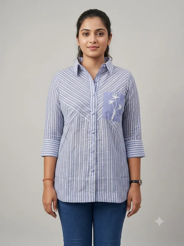 Shirt_For_Women,_BLUE