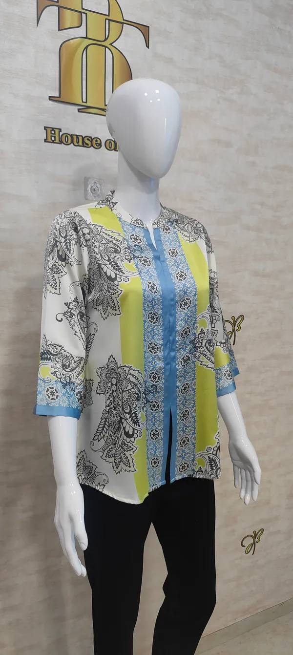 Blue_Satin_Boho_Breeze_Tunic_For_Women_&_Girls