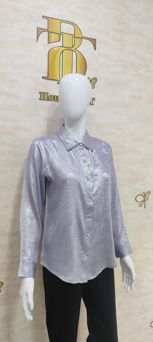 Mauve_Poly_Shimmery_Shirt_For_Women_&_Girls