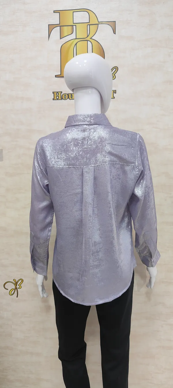 Mauve_Poly_Shimmery_Shirt_For_Women_&_Girls